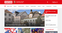 Desktop Screenshot of nmnm.cz